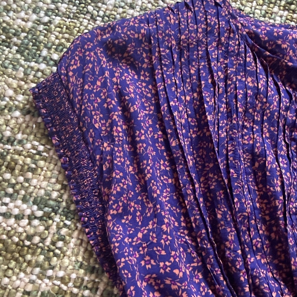 Free People Lost In You flowy floral print mini dress, size XS - Picture 7 of 9